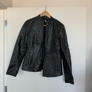 Armani Exchange Leather Jacket